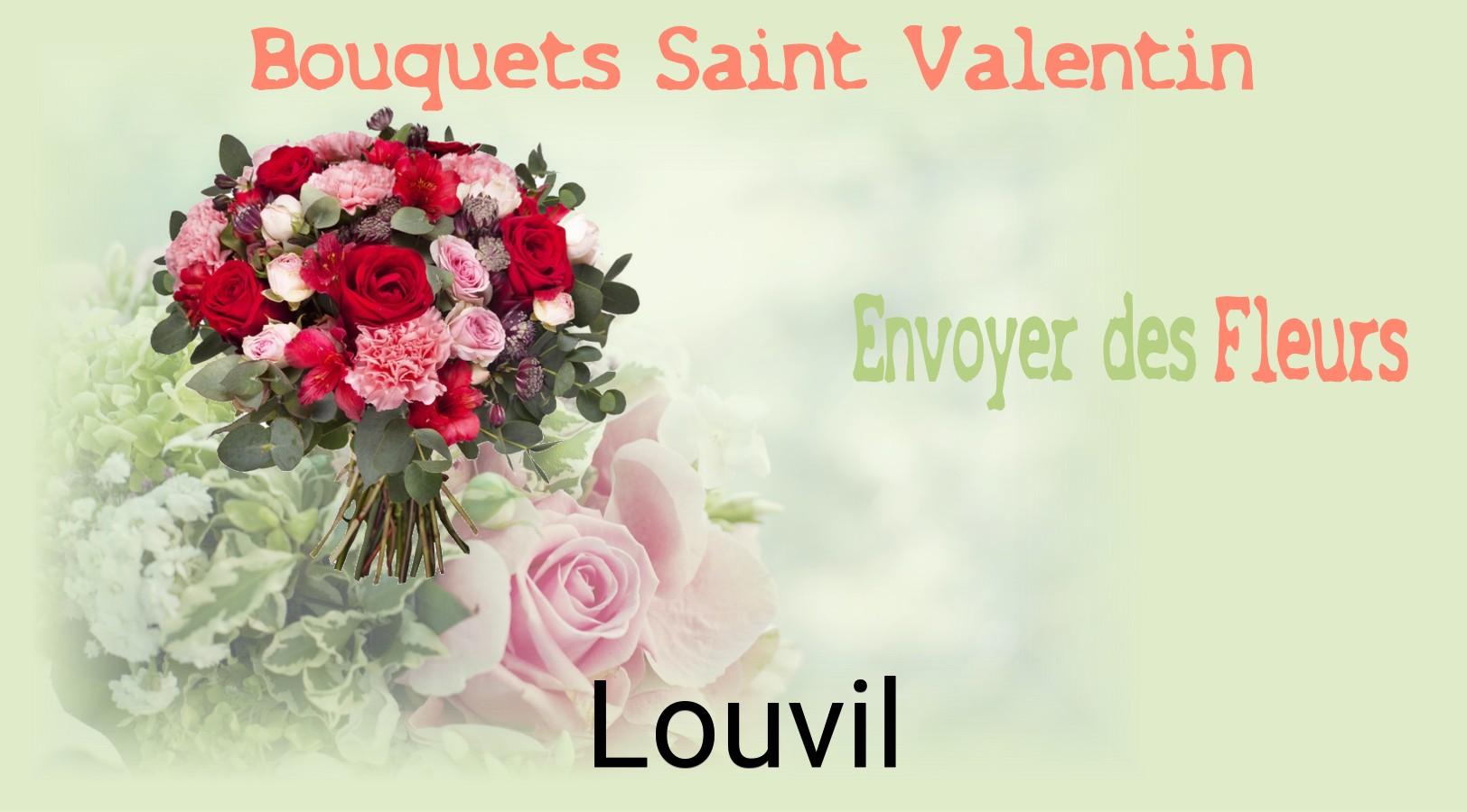 Roses de Saint-Valentin livrées à Louvil